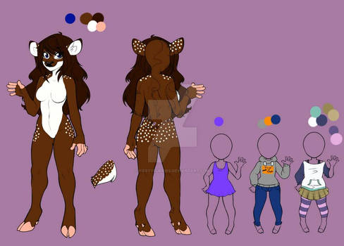 Coco the Deer Reference Sheet