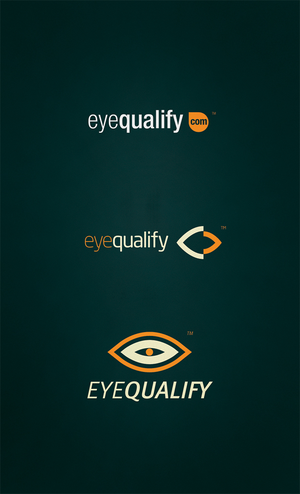 eye qualify logos by bratn