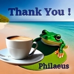 Thank you says Philaeus