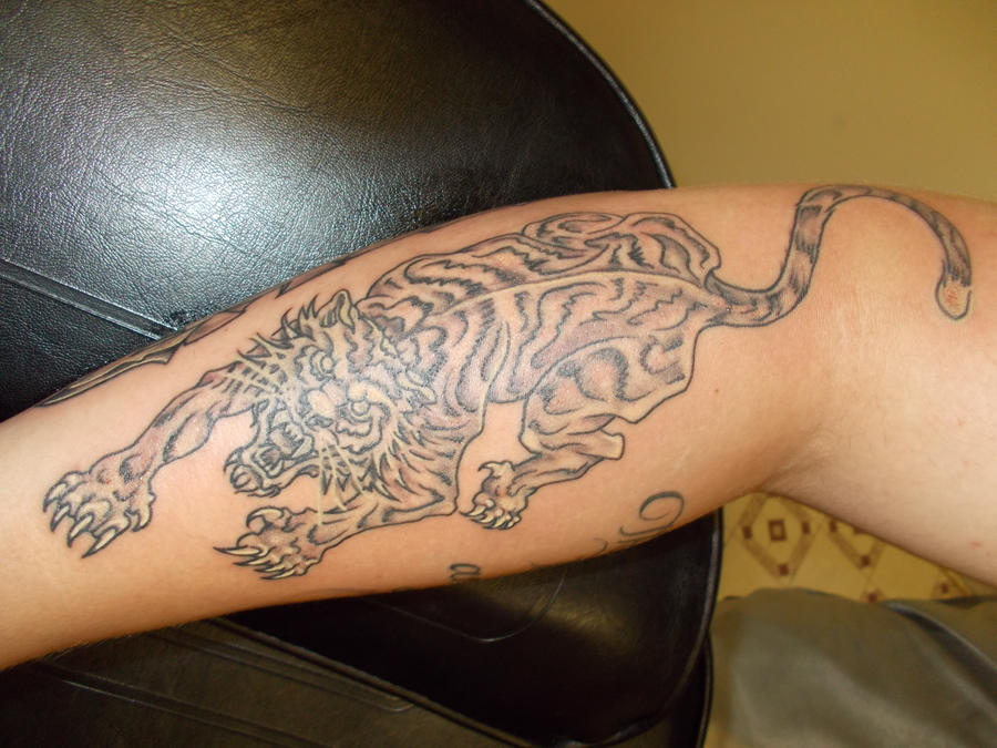 neo-japan Tiger tattoo by ArtytheArtist on DeviantArt