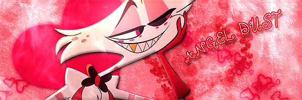 Hazbin Hotel Angel Dust Signature by KyoshiFrostWolf on DeviantArt