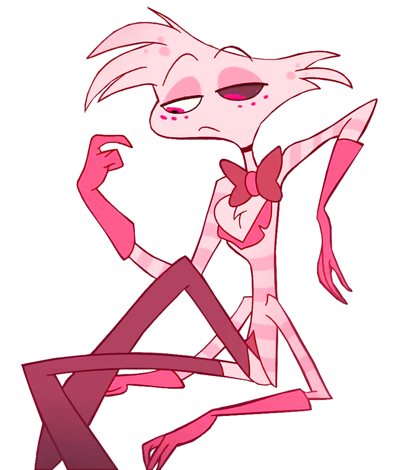 Hazbin Hotel Angel Dust Render by KyoshiFrostWolf on DeviantArt