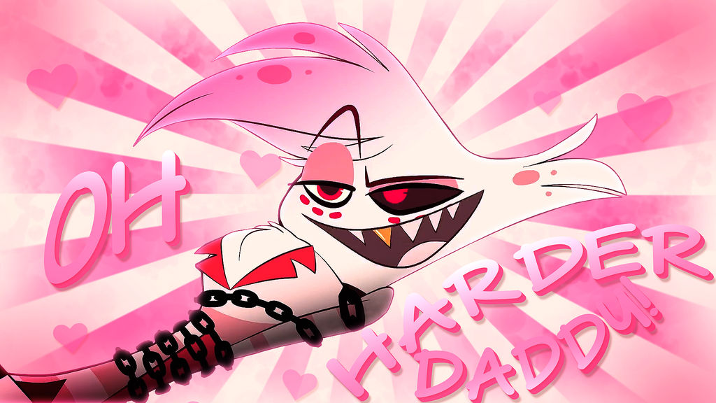 Hazbin Hotel Angel Dust Wallpaper (1080p) by KyoshiFrostWolf on DeviantArt