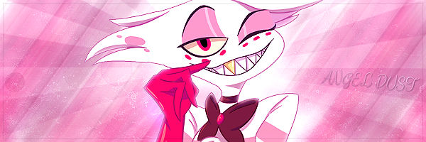 Hazbin Hotel Angel Dust Signature by KyoshiFrostWolf on DeviantArt