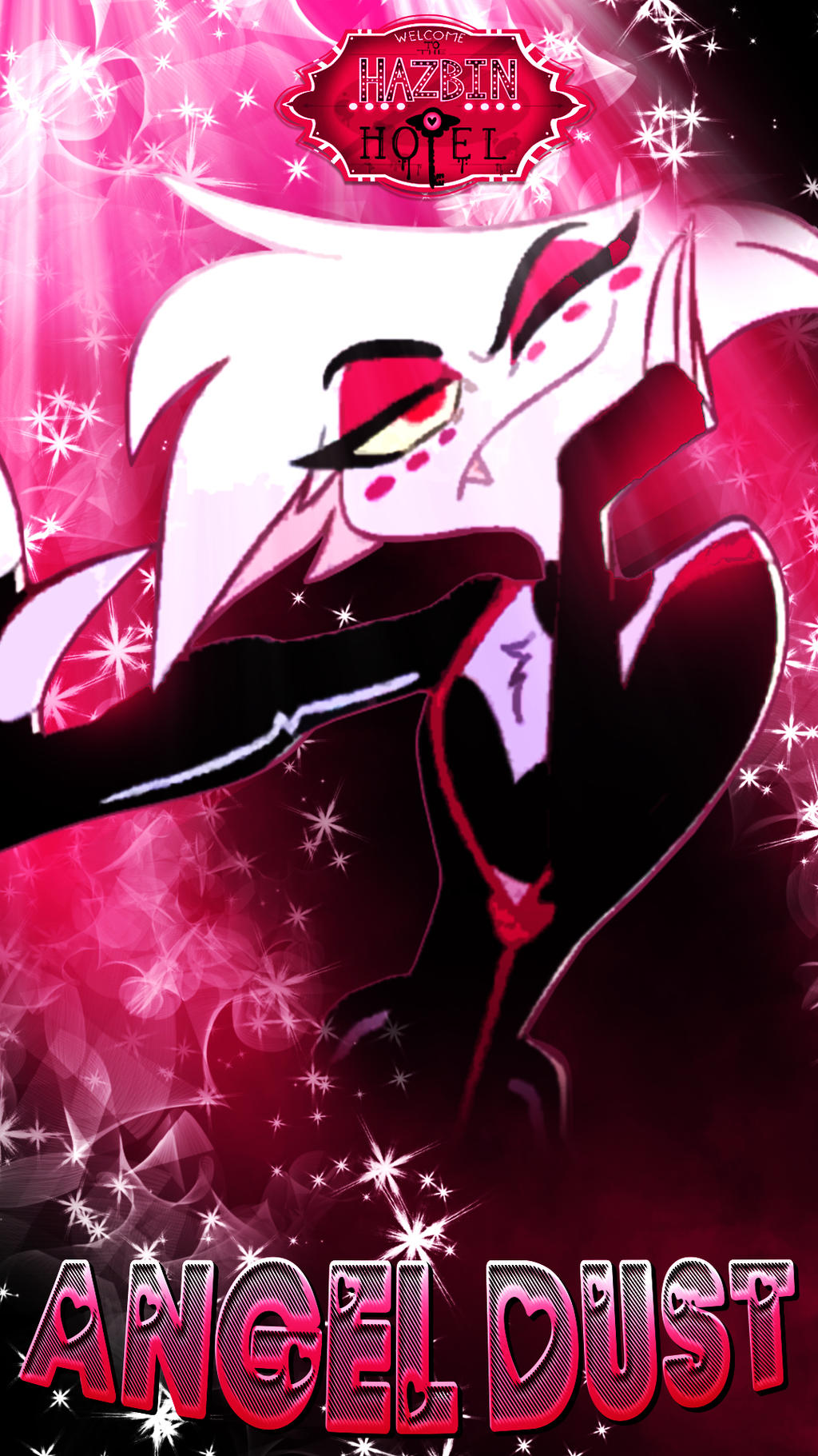 Hazbin Hotel Angel Dust Phone Wallpaper by KyoshiTheBrony on DeviantArt