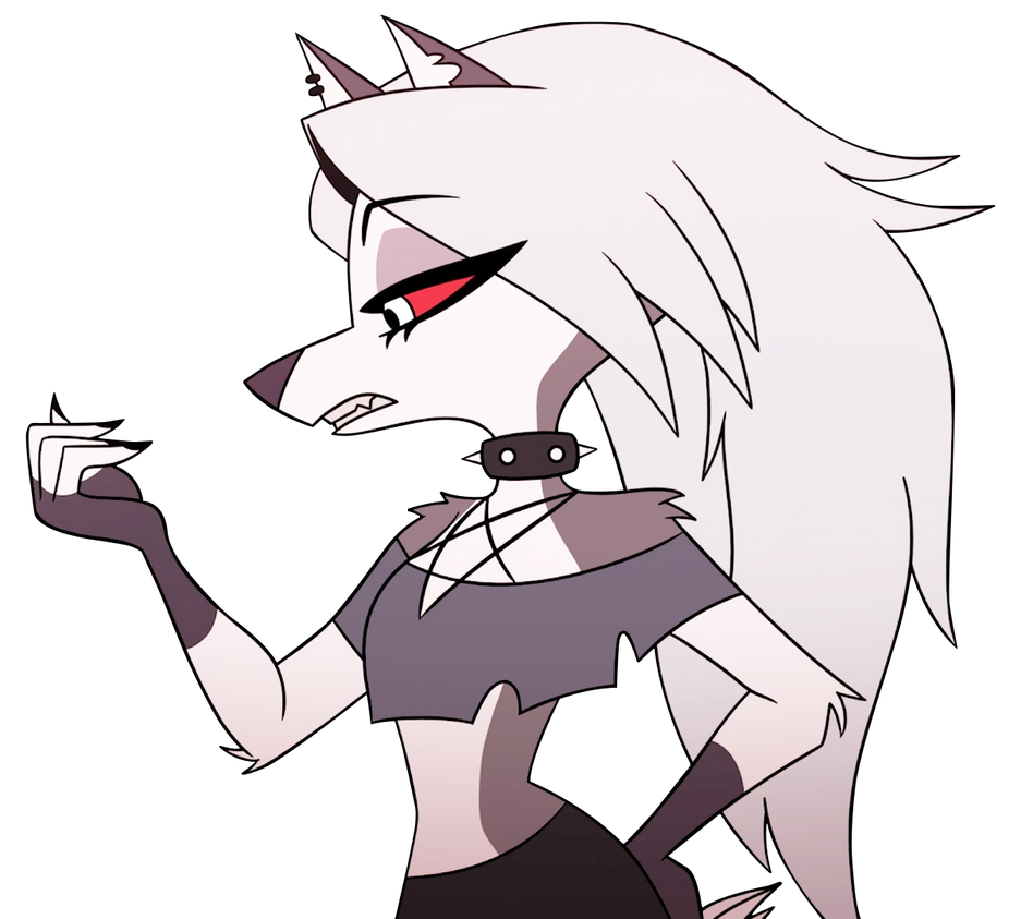 Loona Front Helluva Boss Loona Render by KyoshiFrostWolf on DeviantArt