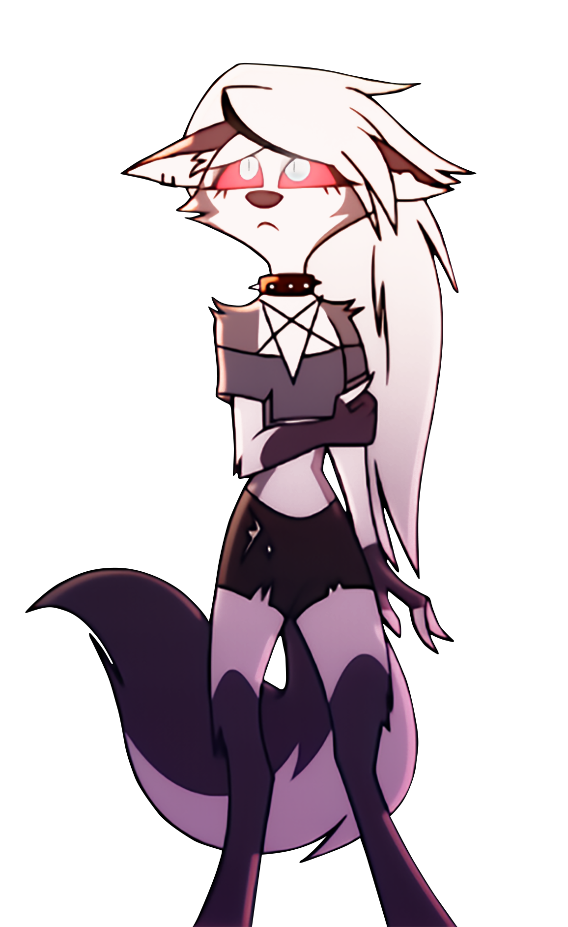 Loona Front Helluva Boss Loona Render by KyoshiFrostWolf on DeviantArt