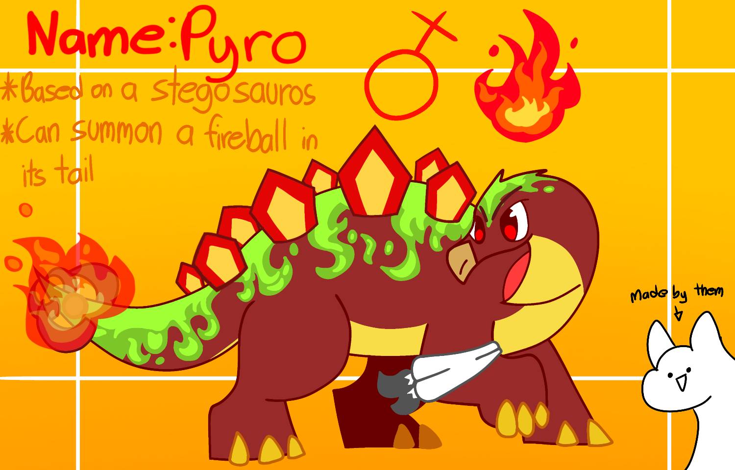 Meet Pyro dino by RandomArtsHere on DeviantArt