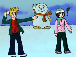 Snow ball       ( Calvin and Hobbes )