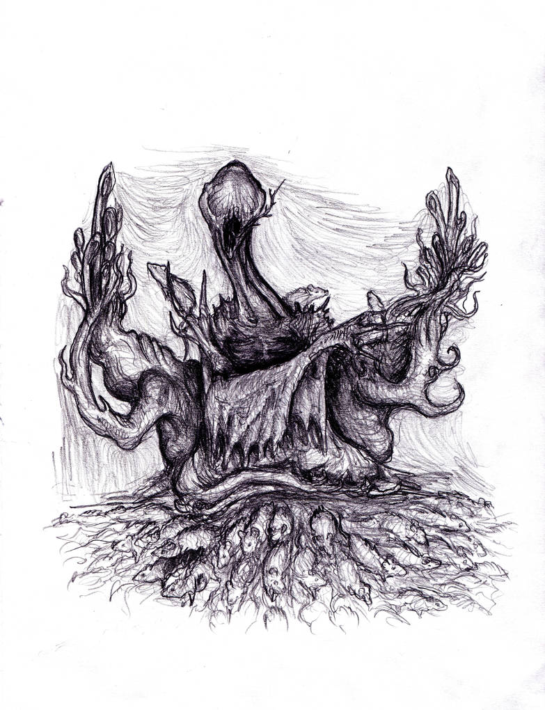 Lovecraft - Nyarlathotep, Mad Faceless God by KingsOfEvilArt on DeviantArt