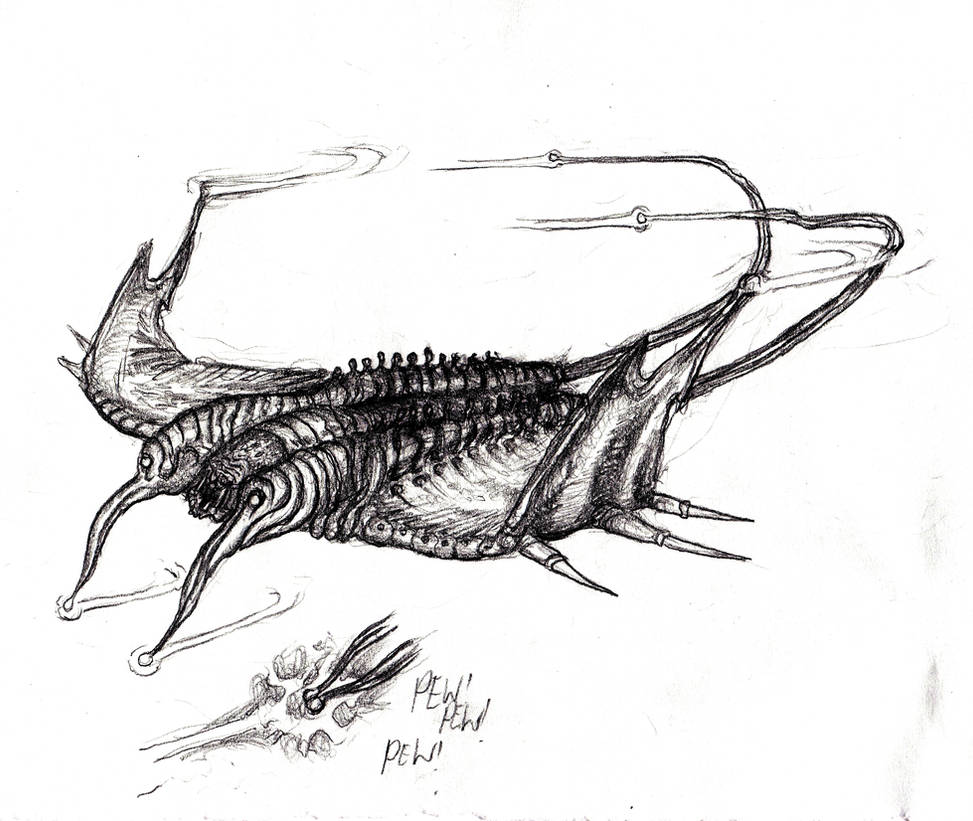 Dream Alien Cyborg Jet Fighter by KingsOfEvilArt on DeviantArt