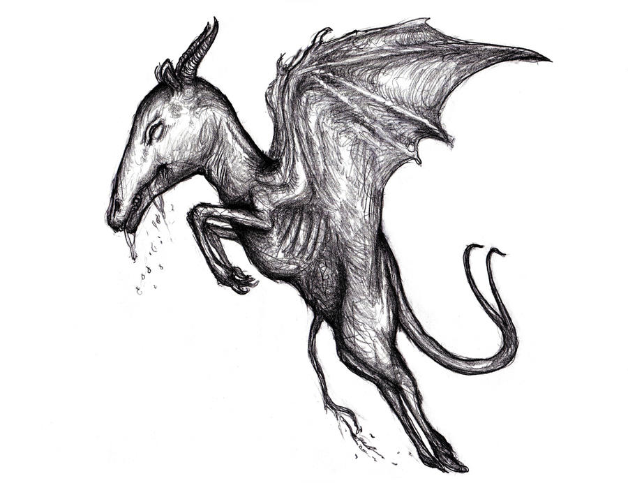 Devil Cryptid Jersey Devil, Cryptid by KingsOfEvilArt on DeviantArt