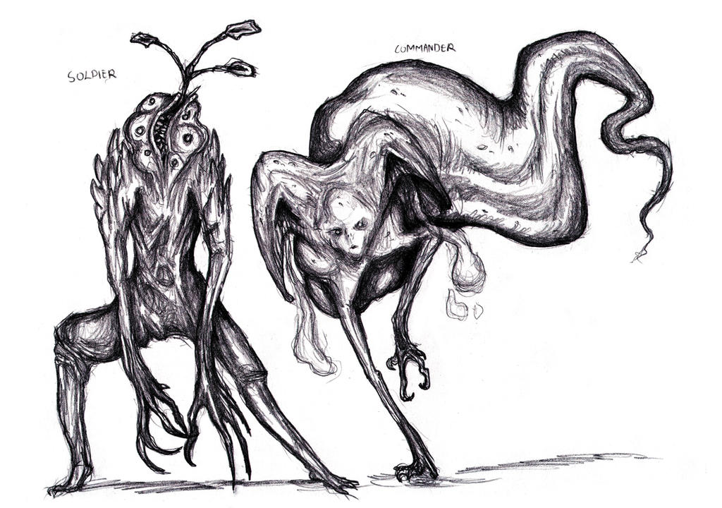 Dream Fungal Creatures, Infested Humans by KingsOfEvilArt on DeviantArt