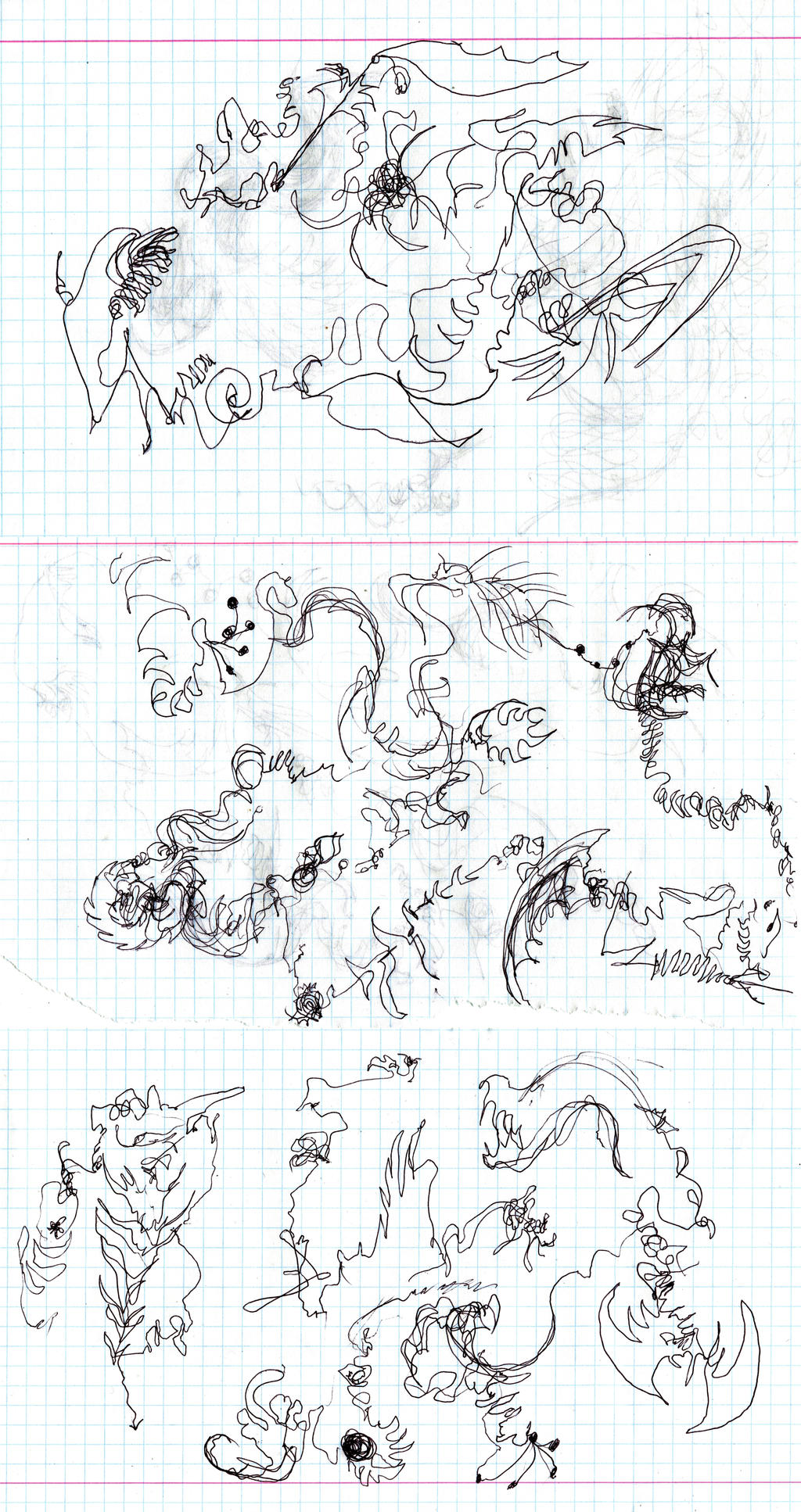 Automatic Drawing Practice Automatic Drawing Practice by KingOvRats on DeviantArt