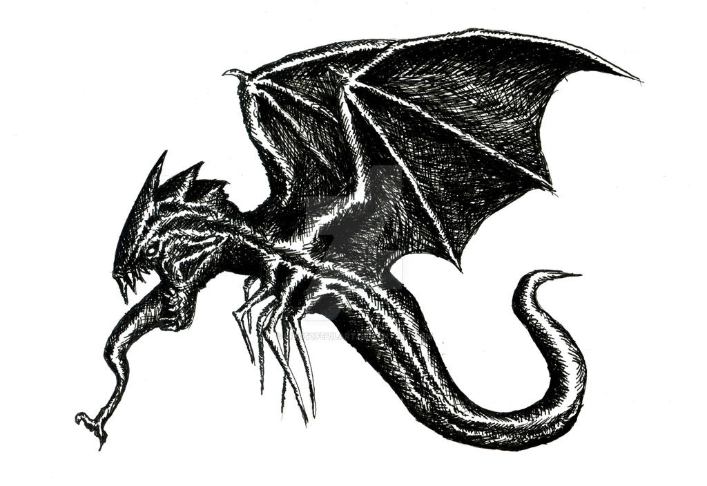 Flying Rod Monster Flying Monster by KingsOfEvilArt on DeviantArt