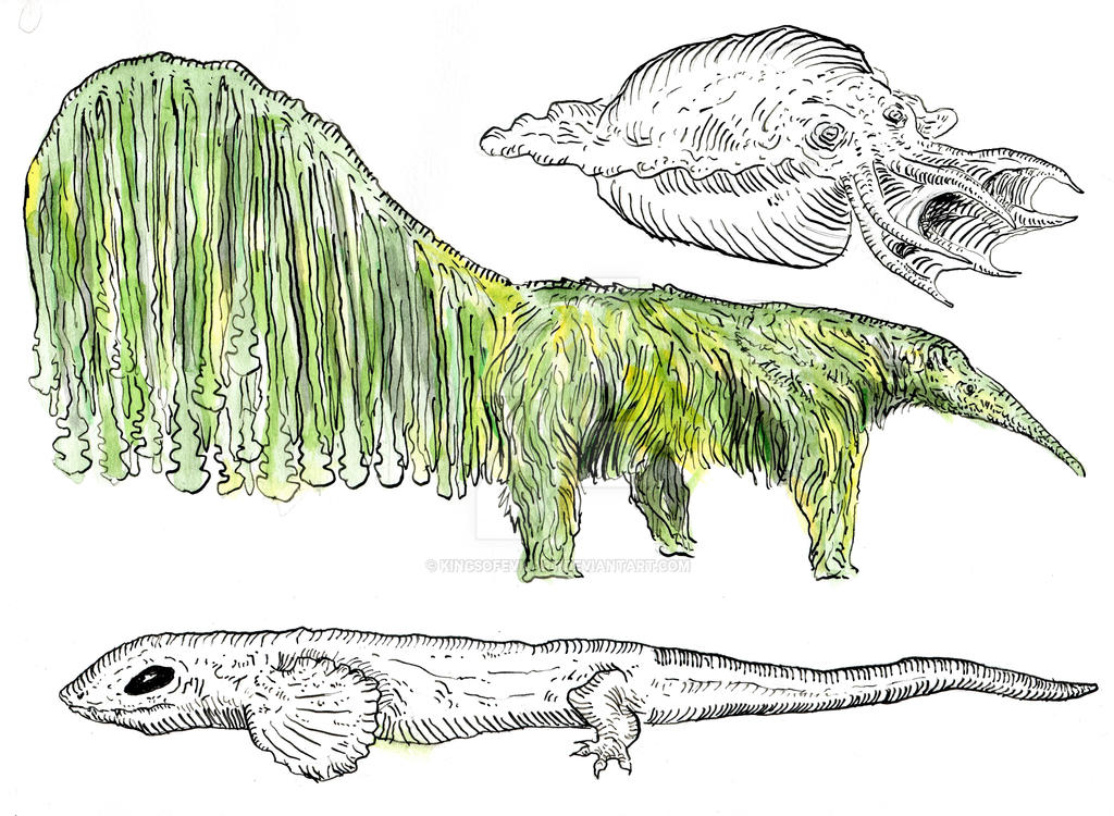 Multi-creature Commission 2 by KingsOfEvilArt on DeviantArt