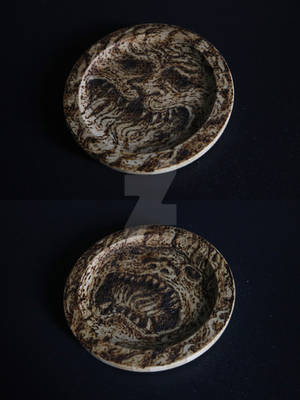 Hellmouth Plates (Pyrography)