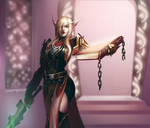 Blood Elf female by Sendolarts