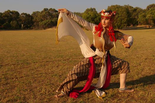 Wulandari snake dancer modern Javanese dance