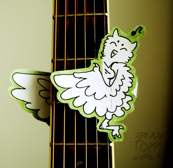 guitar owl