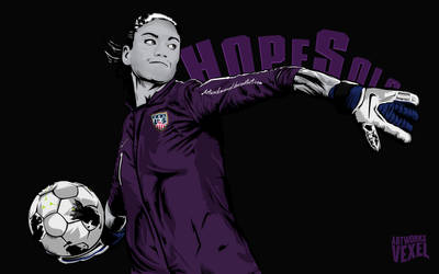 Hope Solo vector