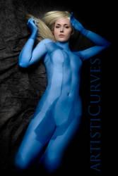 Samus IV Body paint Cosplay