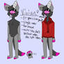 (2ND FURSONA) Vivian Ref 2018