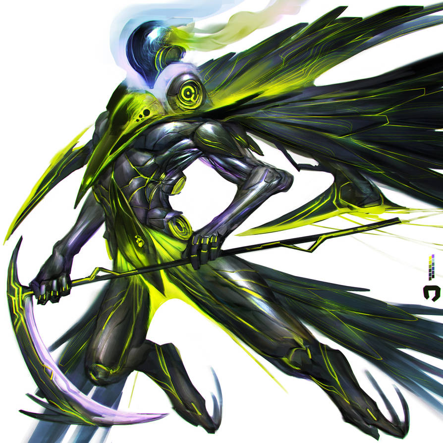 Alien Raven alienrobotraven by OneDalatian on DeviantArt
