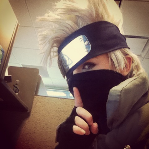 Kakashi Being A Ninja At Work