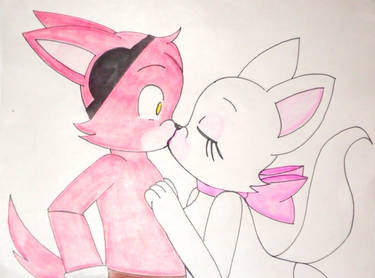 foxy y mangle kiss