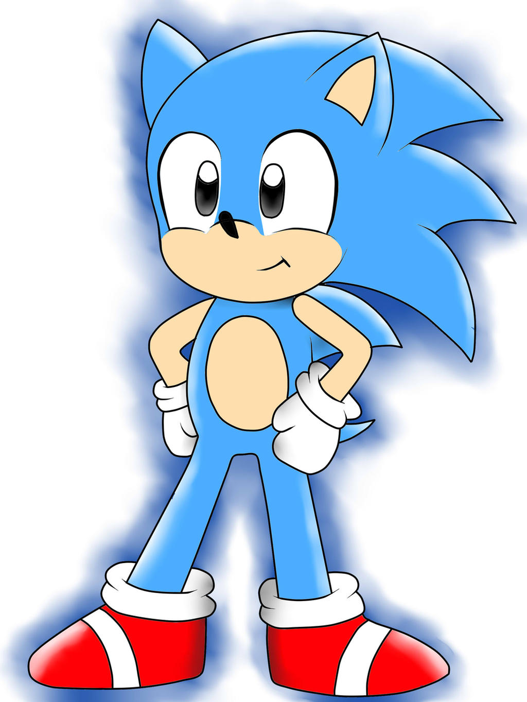 Anime Chibi Sonic. 