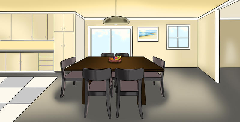 Animation Background - Dining Room by DGanjamie on DeviantArt