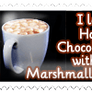 I love hot chocolate stamp