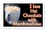 I love hot chocolate stamp