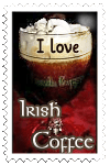 I love Irish Coffee stamp by Nameda