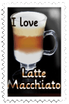 I love Latte Macchiato stamp by Nameda