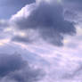 Cloudy skies stock