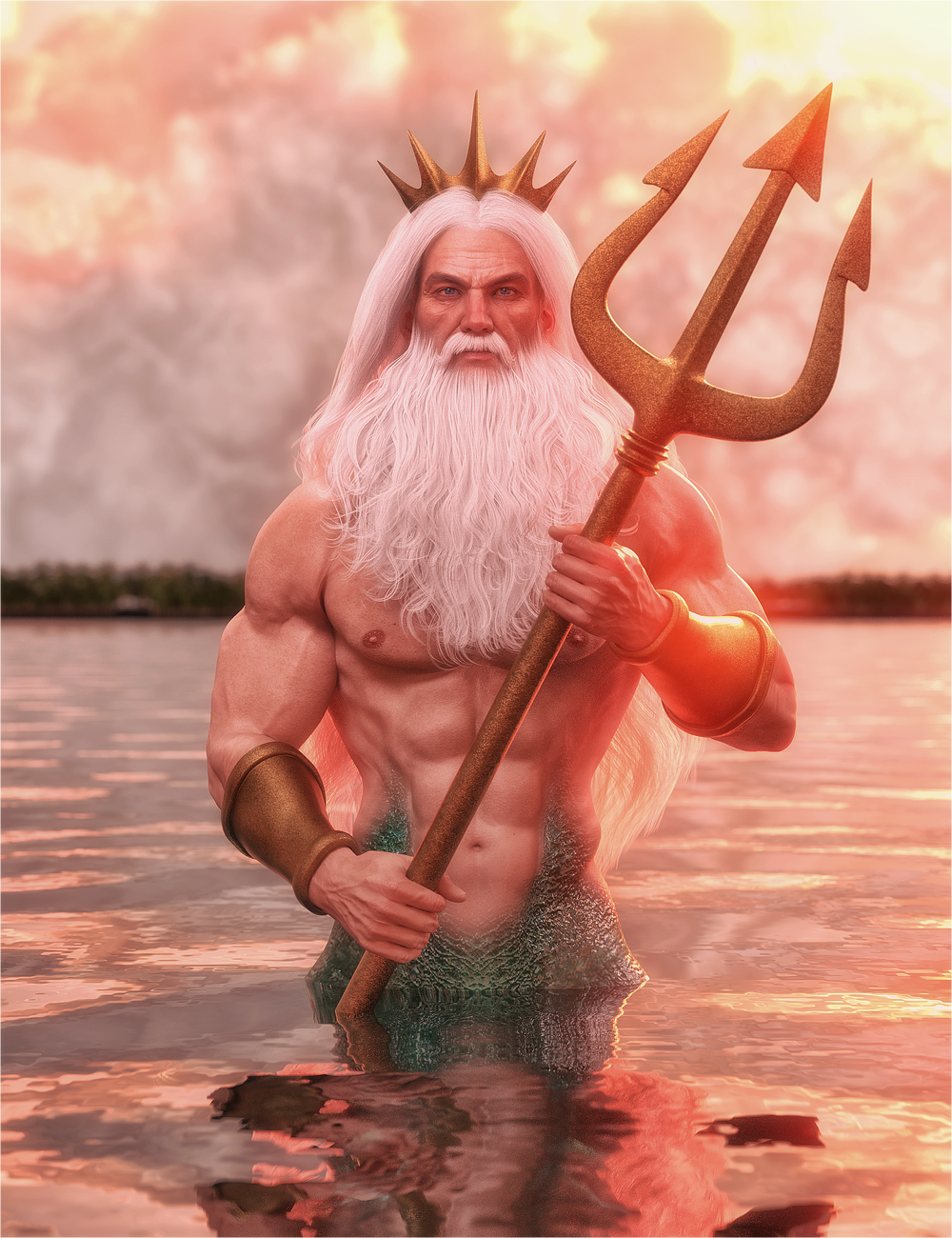 King Triton By Silas3d On Deviantart King Triton By Silas3d On Deviantart