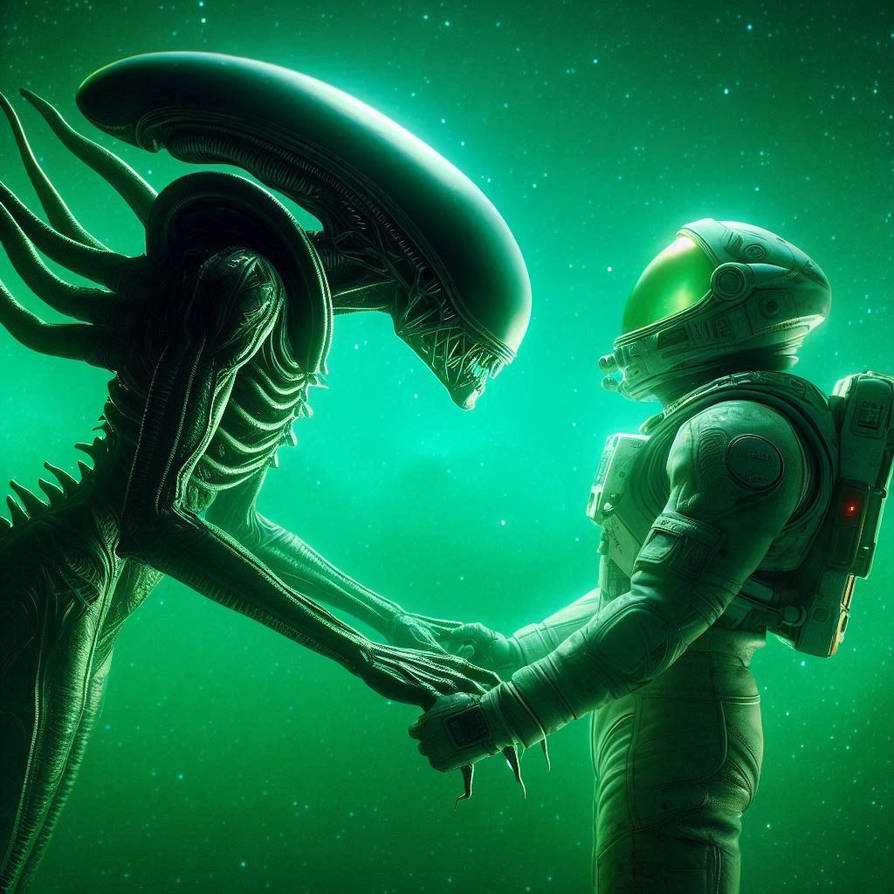 First Contact by Greenhatman on DeviantArt