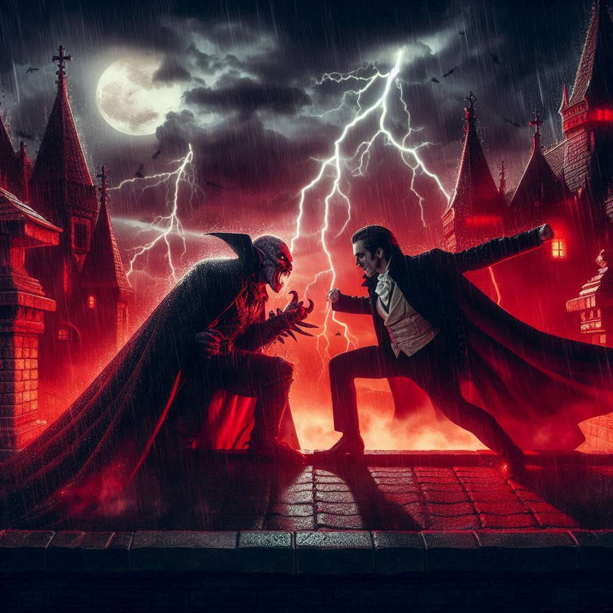 Dracula Vs Nosferatu By Greenhatman On DeviantArt dracula-vs-nosferatu-by-greenhatman-on-deviantart