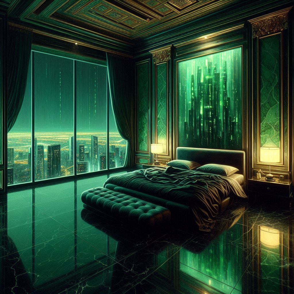 A Bedroom in the Matrix by Greenhatman on DeviantArt