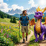 Hiking with Spyro