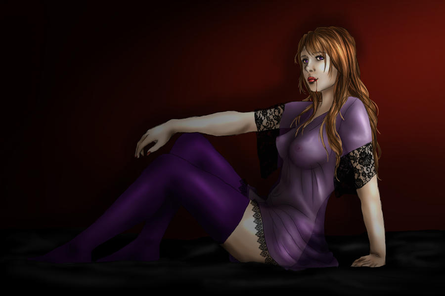 Leatitia the violet-eyed vampiress