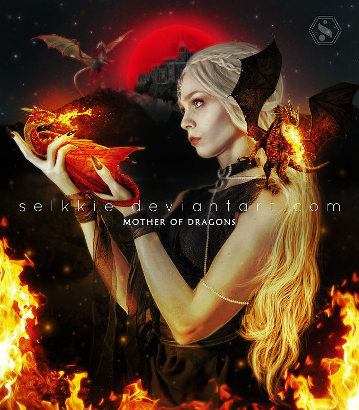 Dragon Manipulation Mother Of Dragons - Manipulation by selkkie on DeviantArt