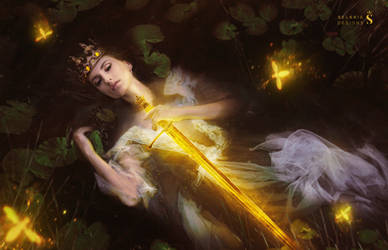 Lady Of The Lake - Photomanipulation by selkkie