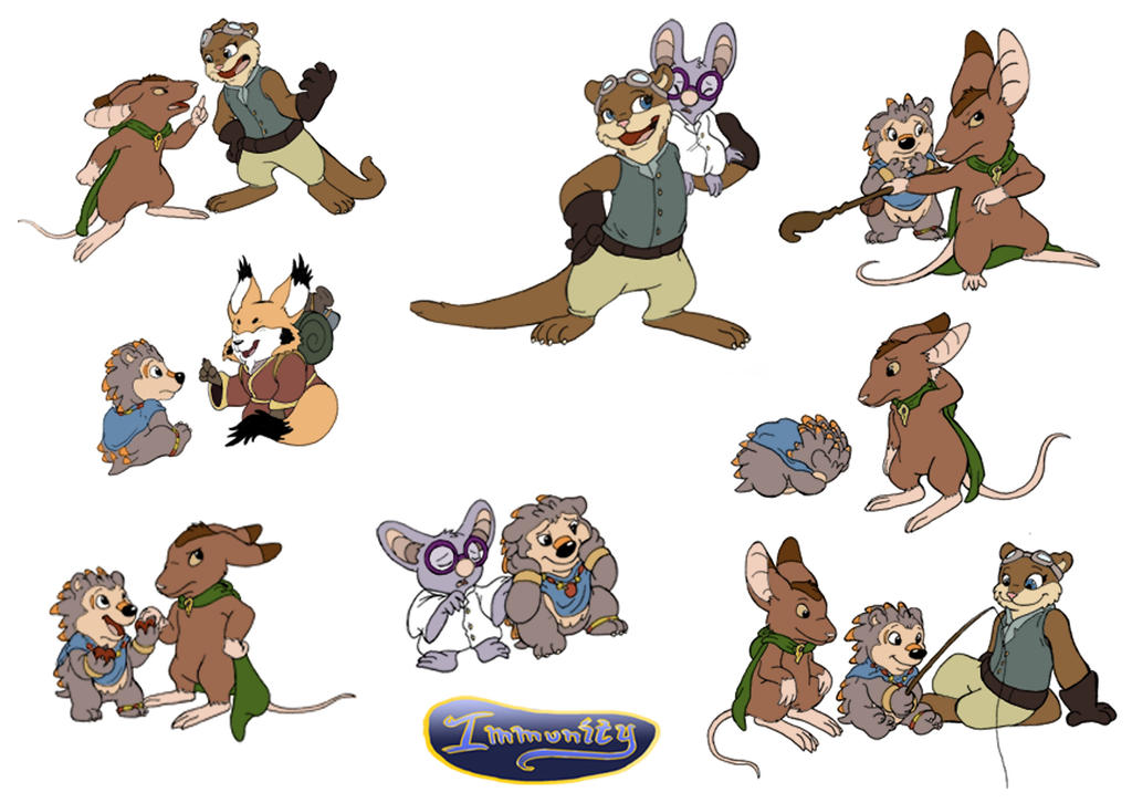 Immunity Character Poses