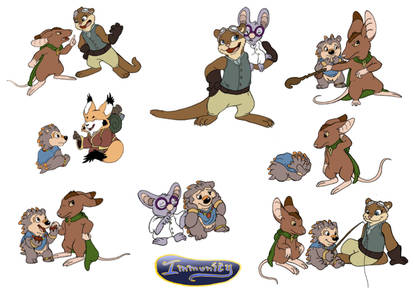 Immunity Character Poses