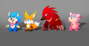 Sonic Redesign Line Up