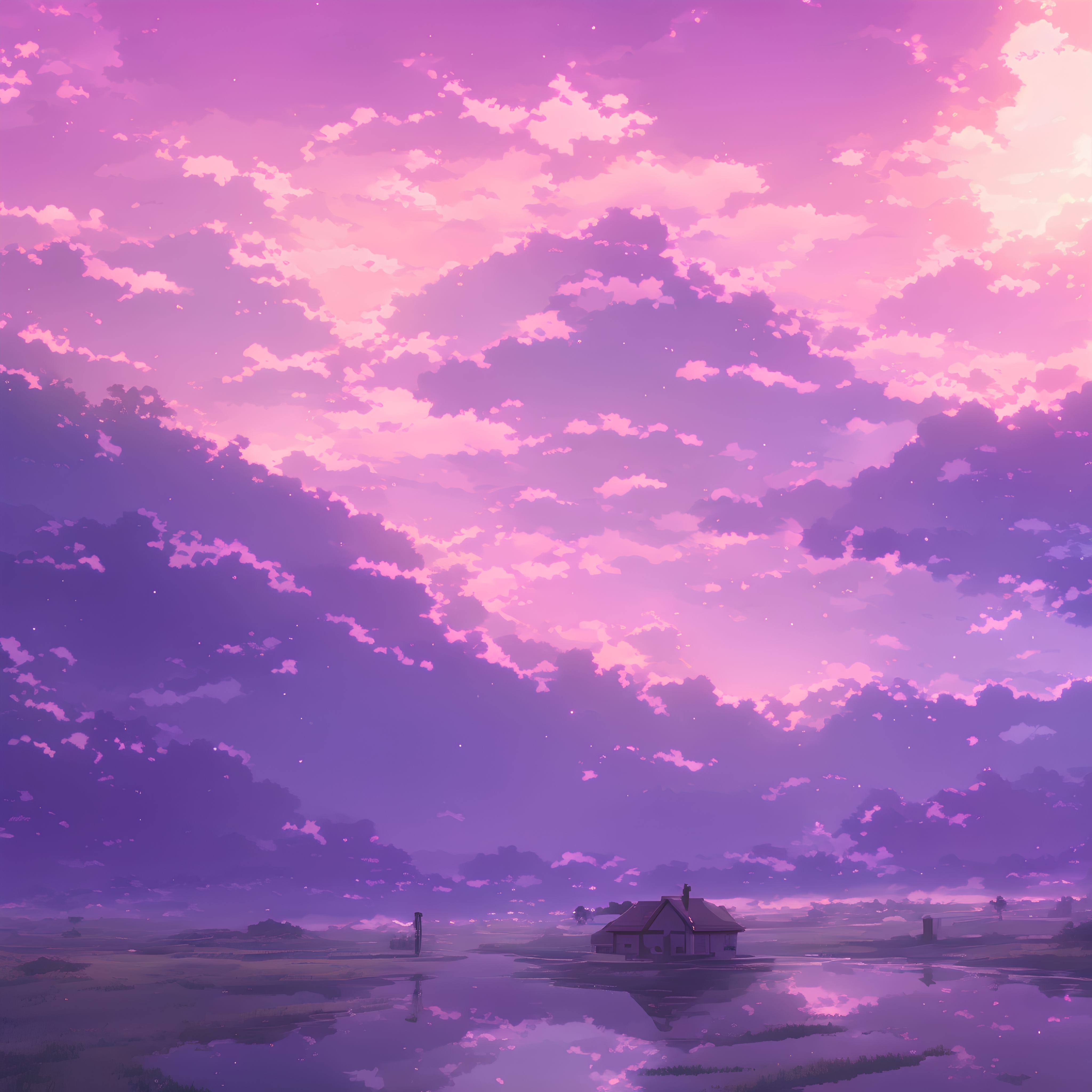 Premium AI Image  aesthetic anime backgrounds 4k high detail