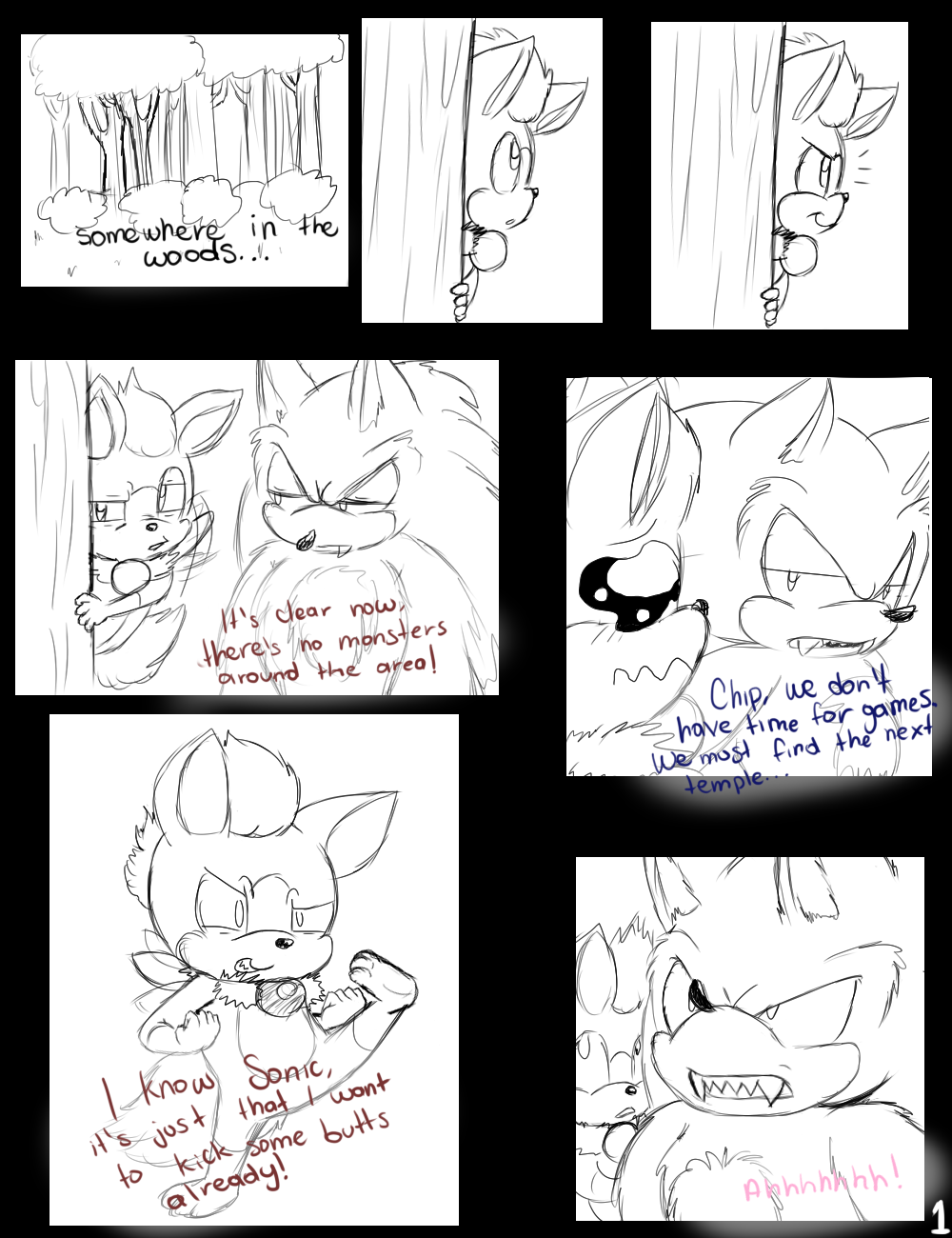 Meeting the Werehog pg.1